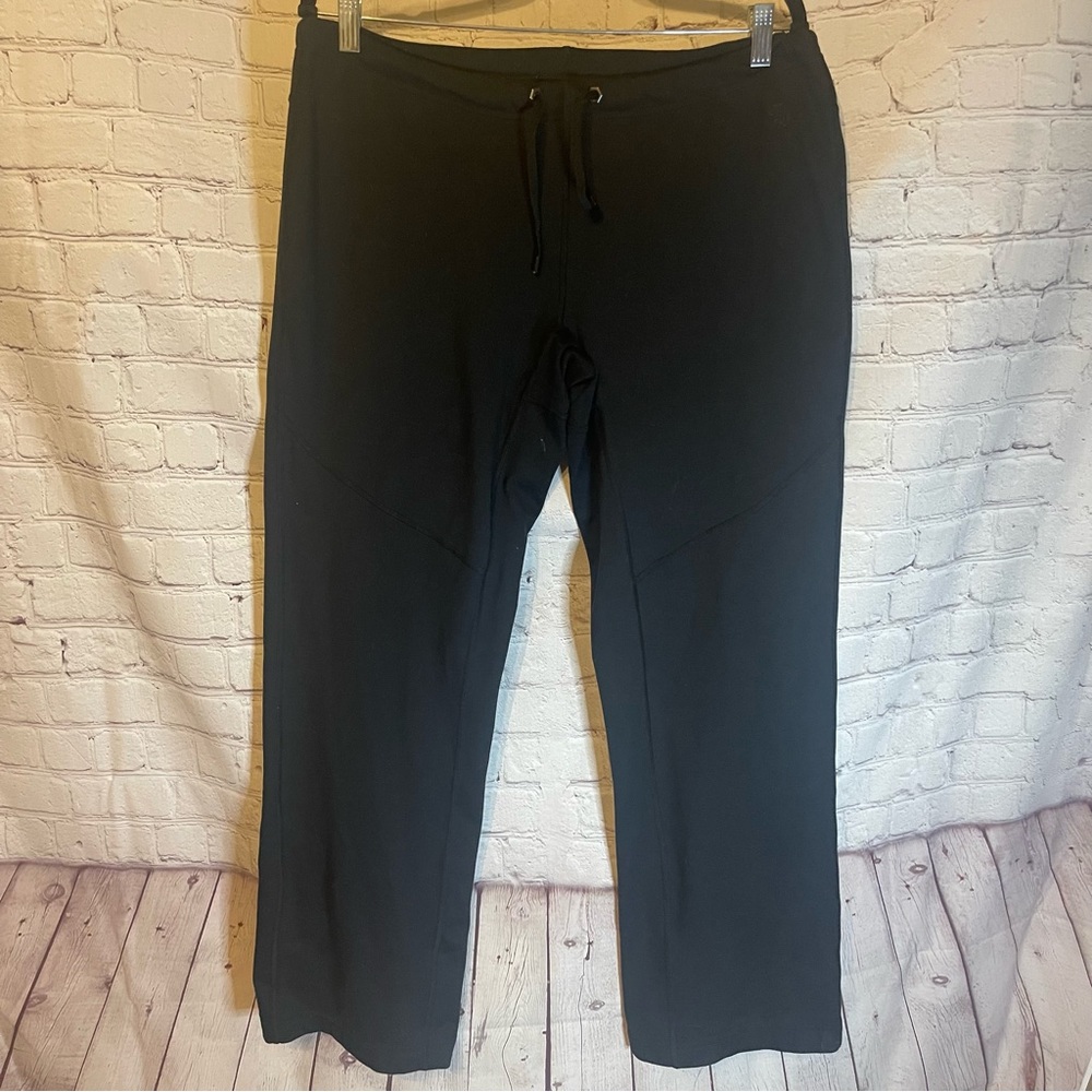 Mountain Hardware Black Knit Drawstring Pants, L - image 1